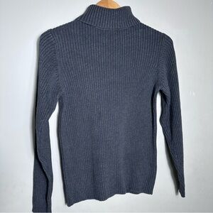 Elegant Charcoal Turtleneck Sweater